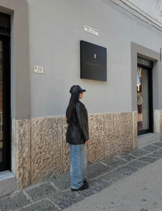 GIACCA CERRUTI 1881 VERA PELLE