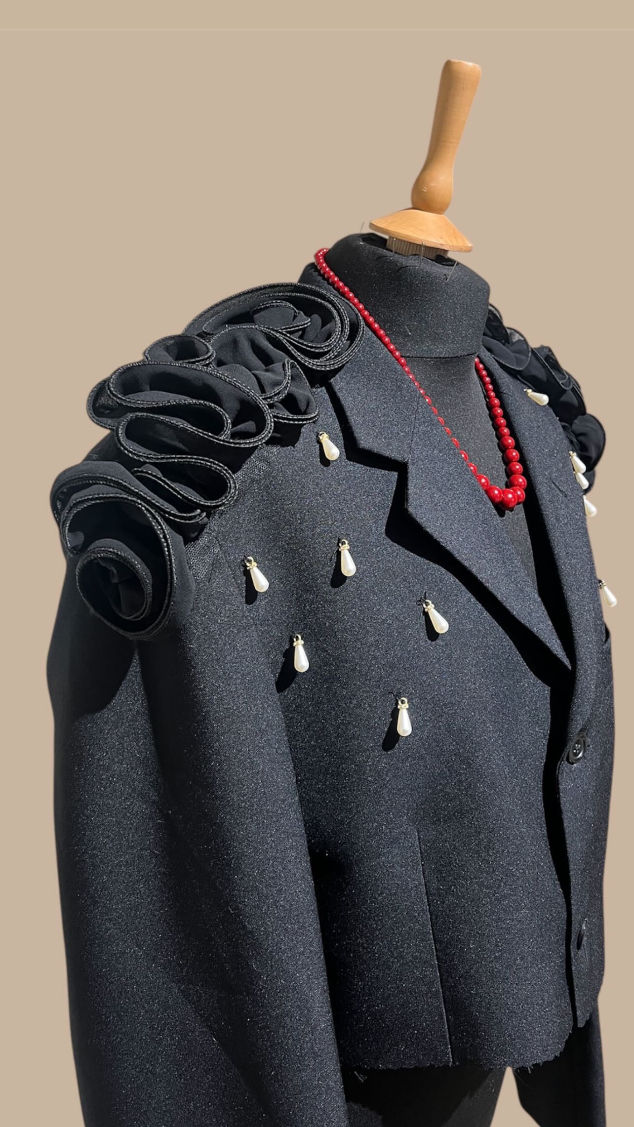 BLAZER CROP SARTORIALE