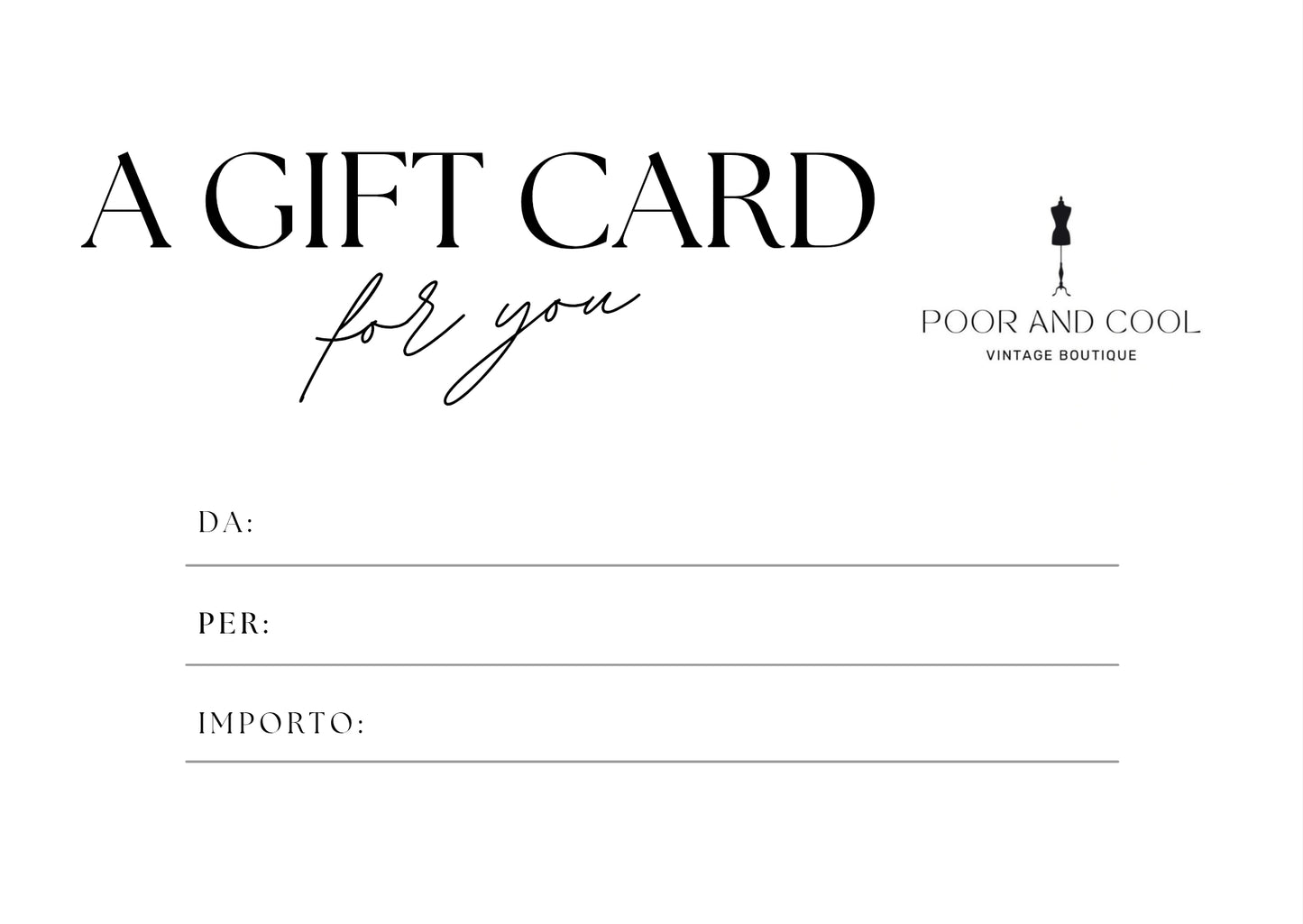 GIFT CARD