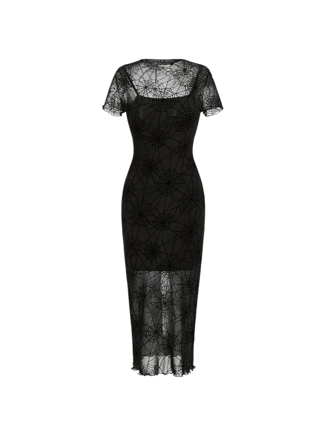 ABITO MIDI RAGNATELE