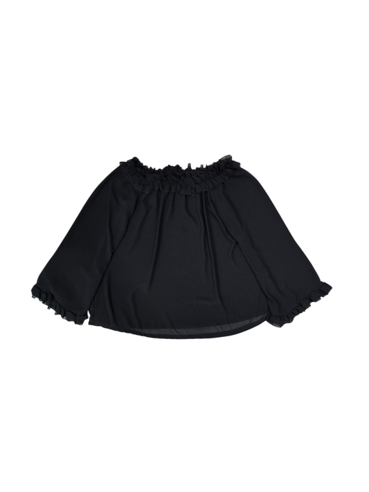 BLUSA CON MINI VOLANT