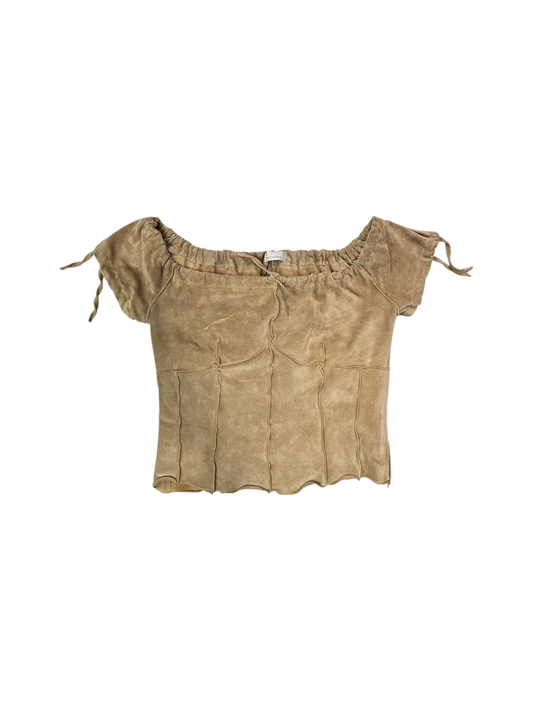 TOP IN VERA PELLE