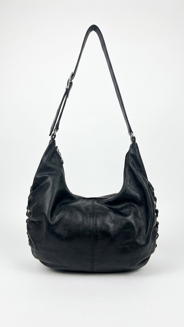 BORSA A SPALLA VERA PELLE