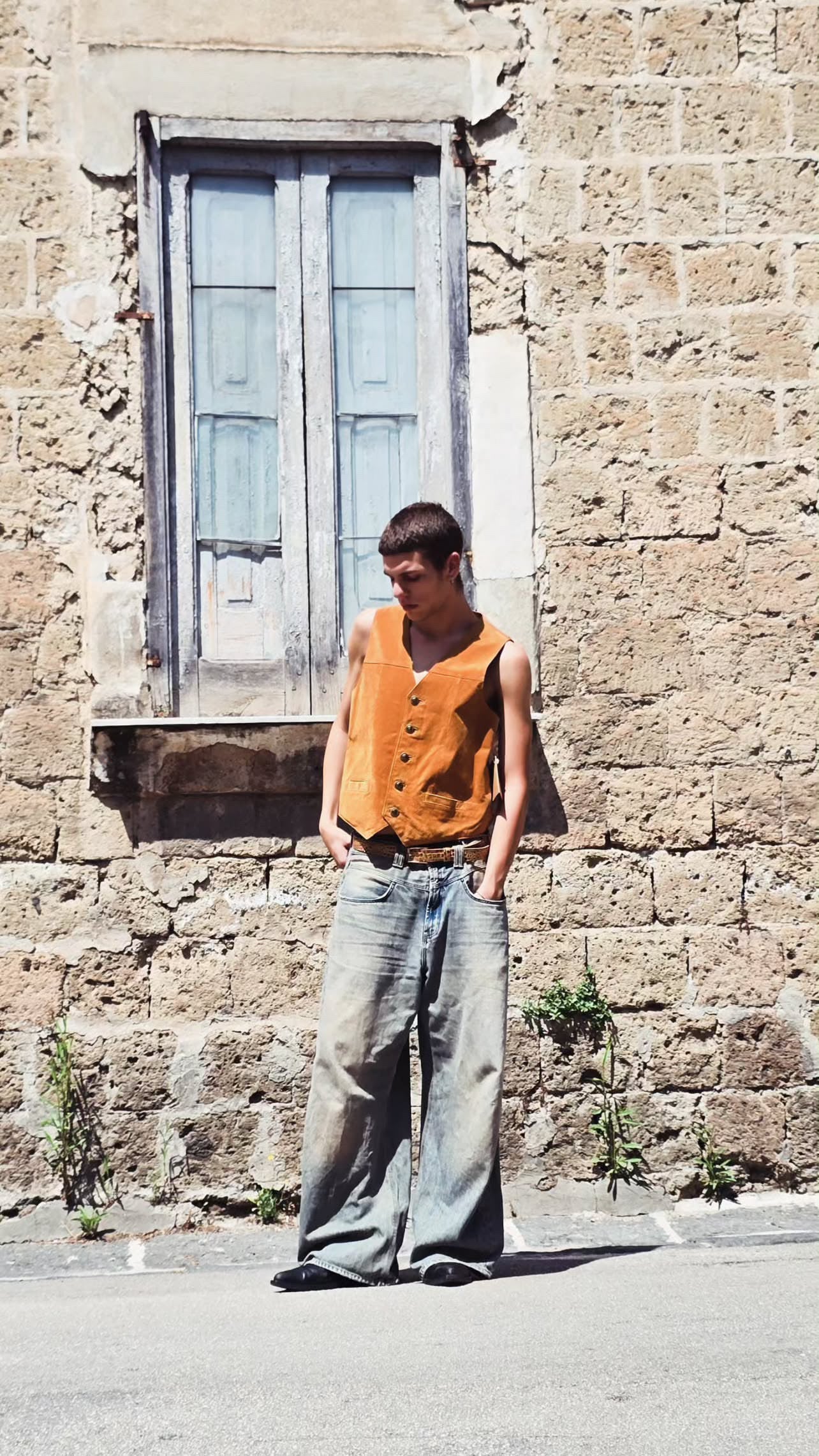 GILET IN PELLE