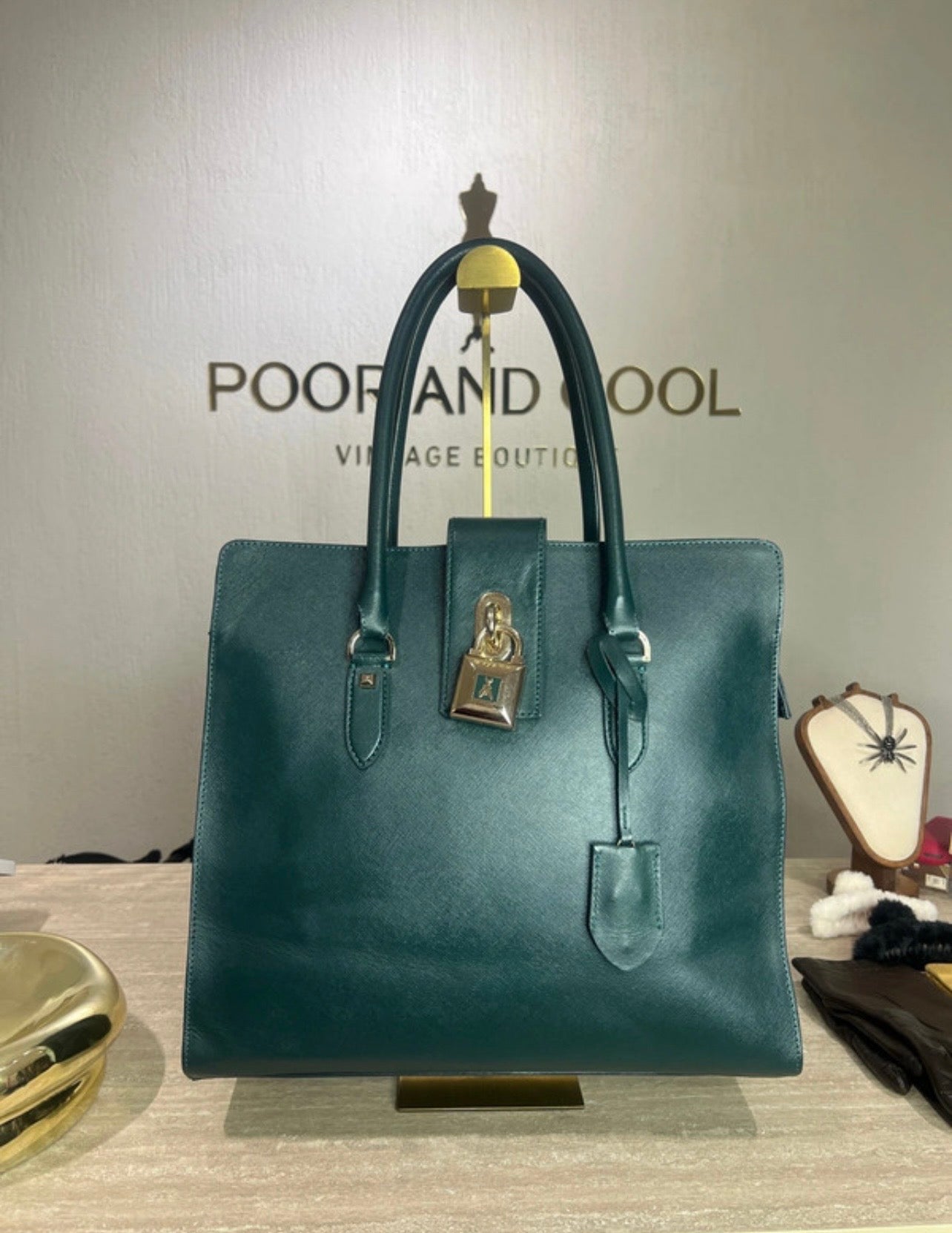 BORSA PATRIZIA PEPE IN VERA PELLE