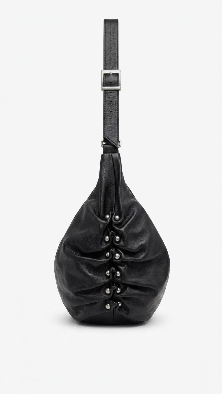 BORSA A SPALLA VERA PELLE