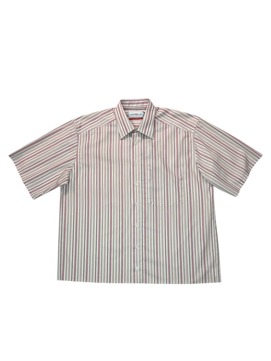 CAMICIA CROP RIGHE