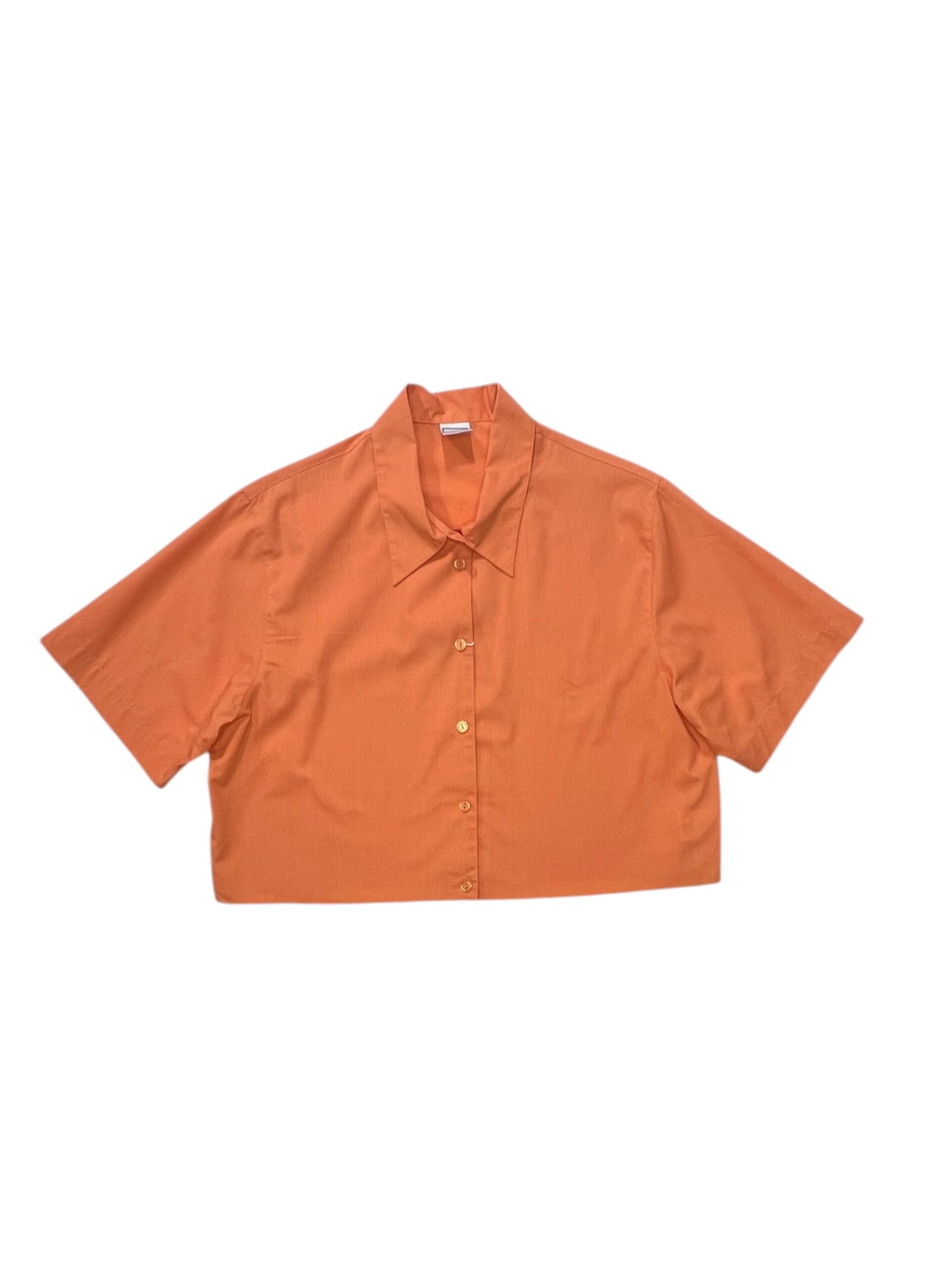 CAMICIA CROP TAGLIO VIVO