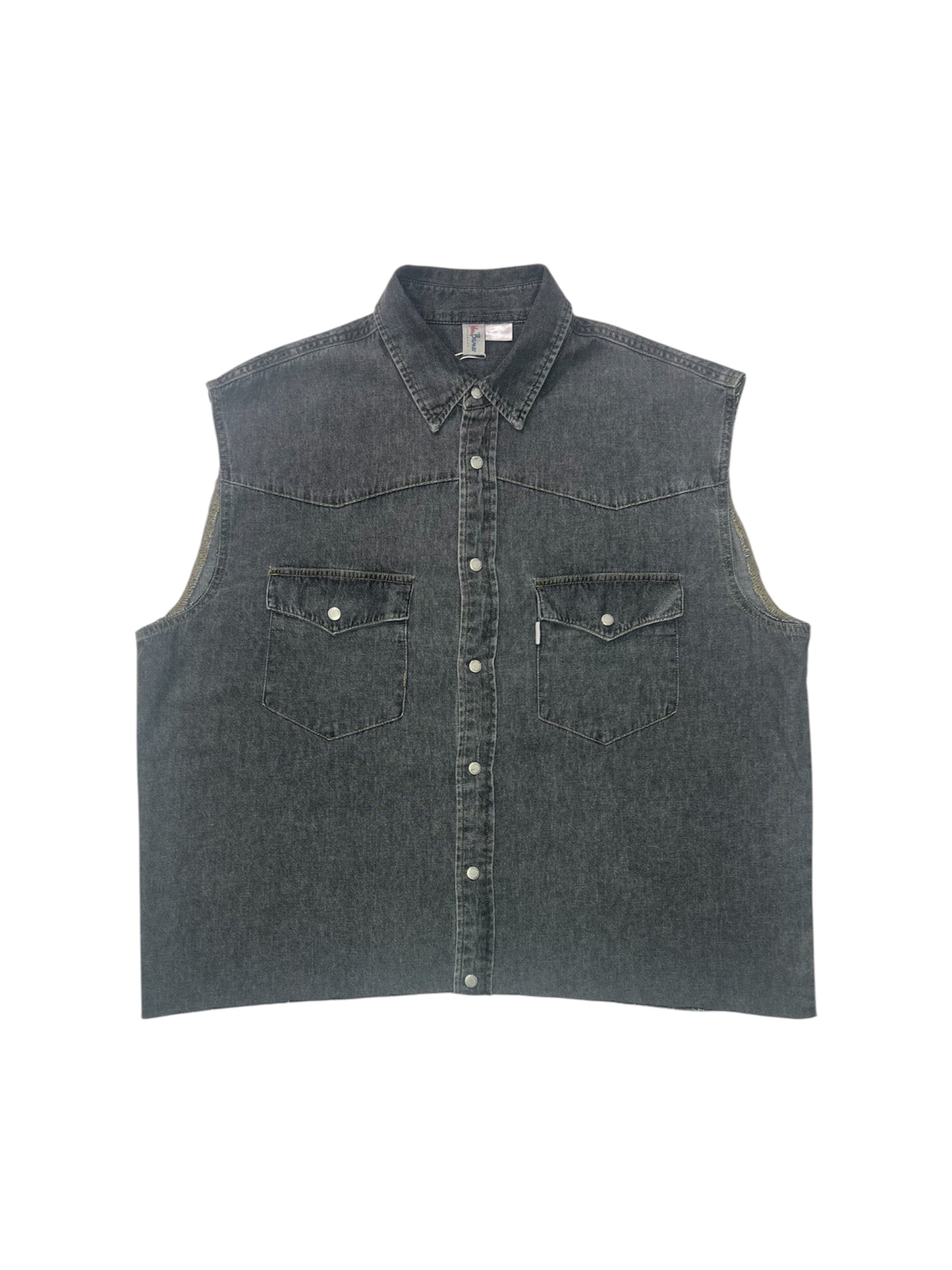 CAMICIA GILET IN DENIM