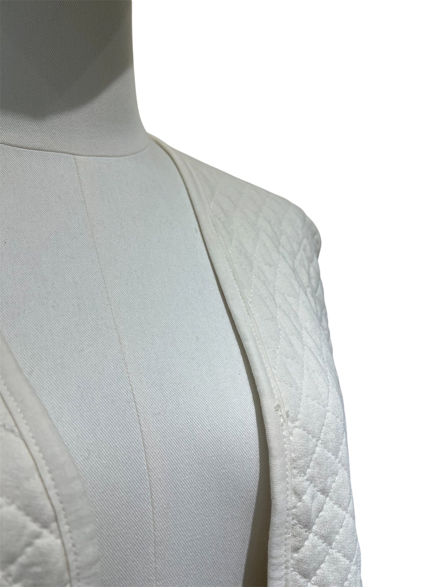 GILET TRAPUNTATO IN COTONE