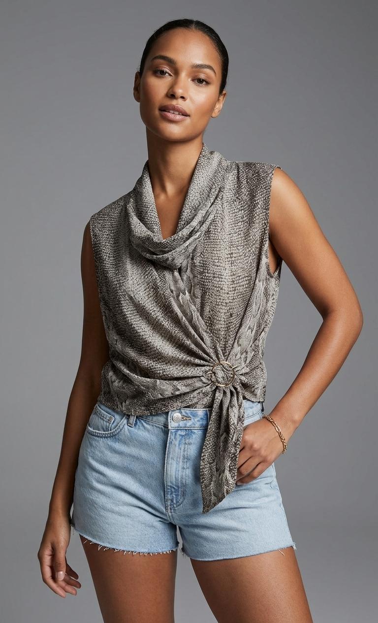 BLUSA ANIMALIER