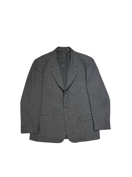 BLAZER IN LANA QUADRI