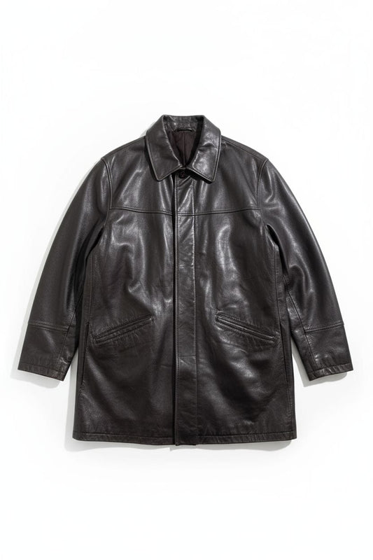 GIACCA IN PELLE OVERSIZE