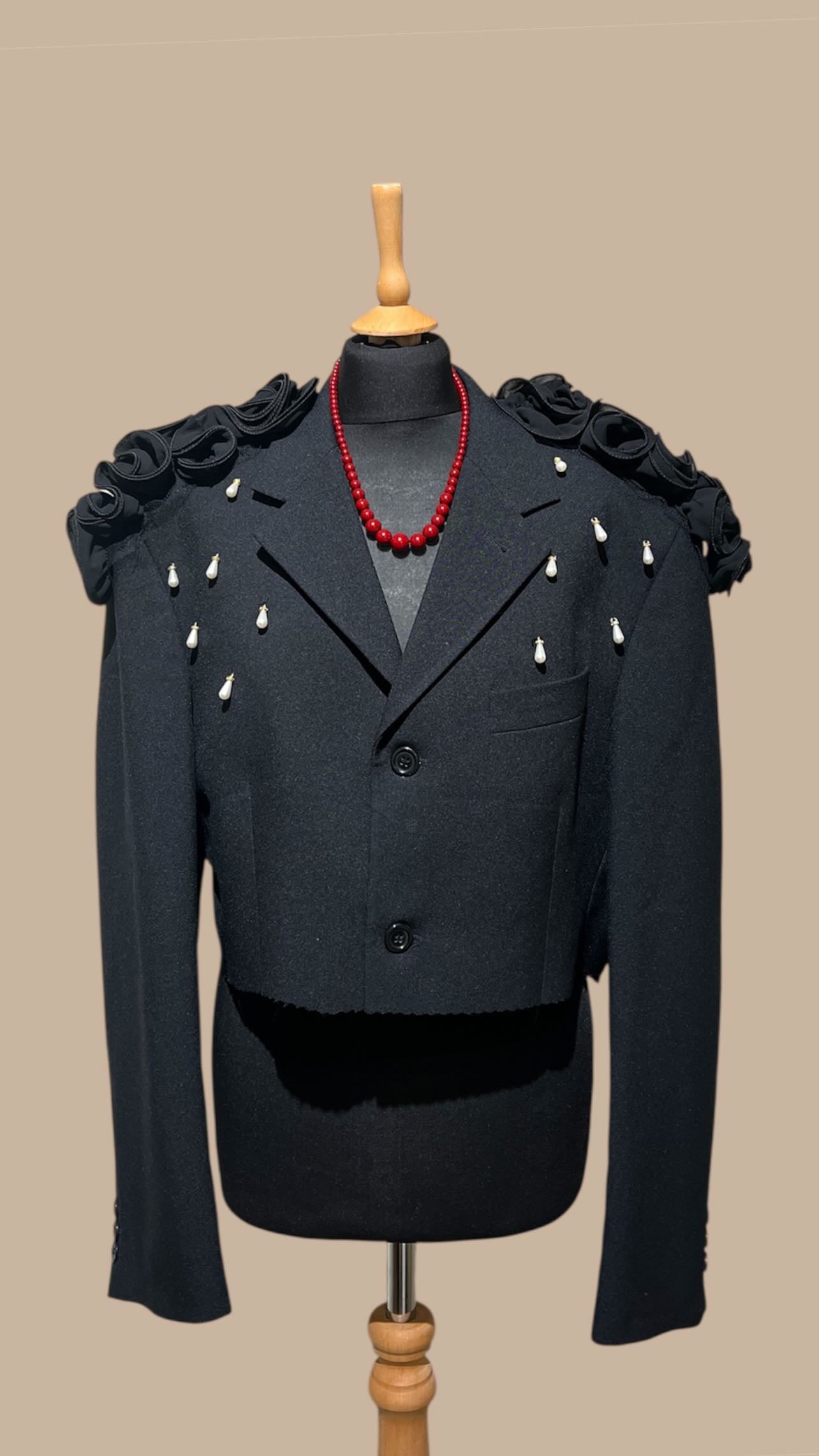 BLAZER CROP SARTORIALE