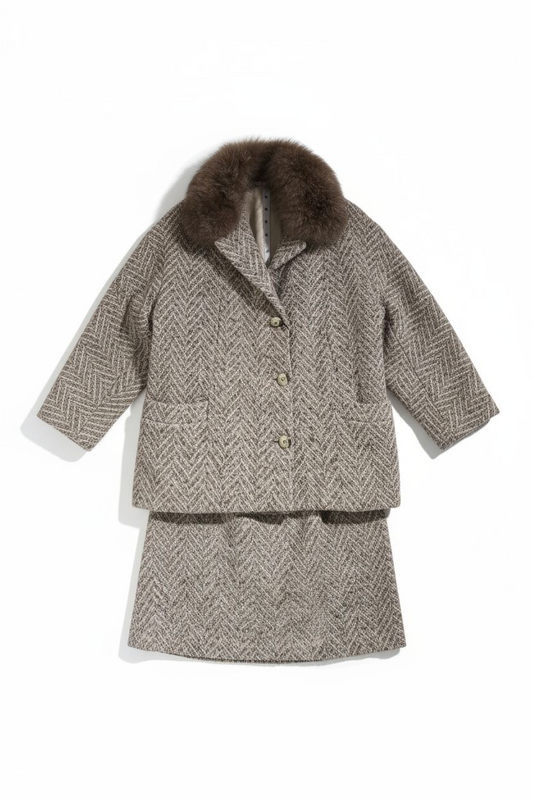 COMPLETO CAPPOTTO E GONNA LANA