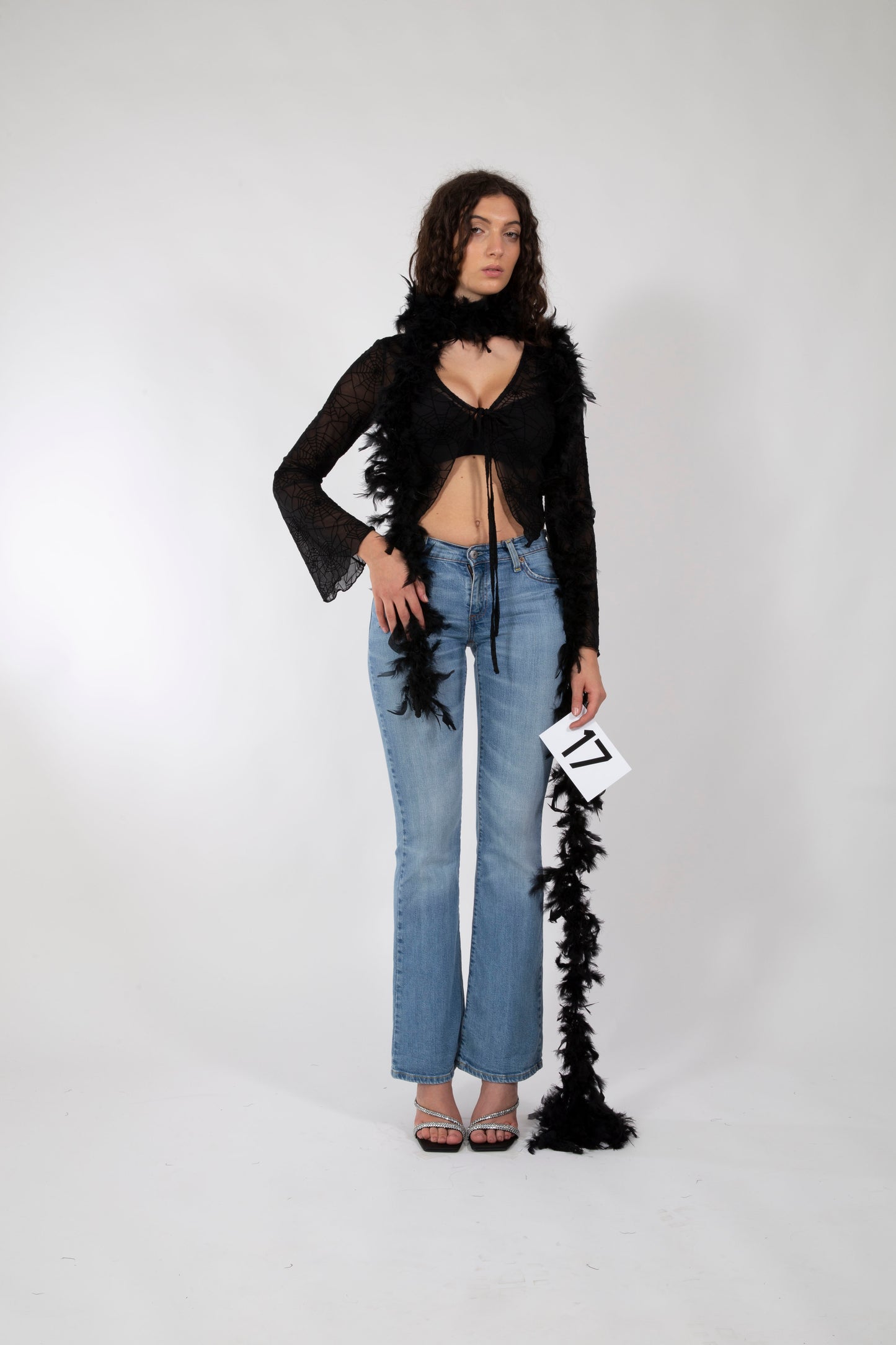 MAGLIETTA APERTA RAGNATELE